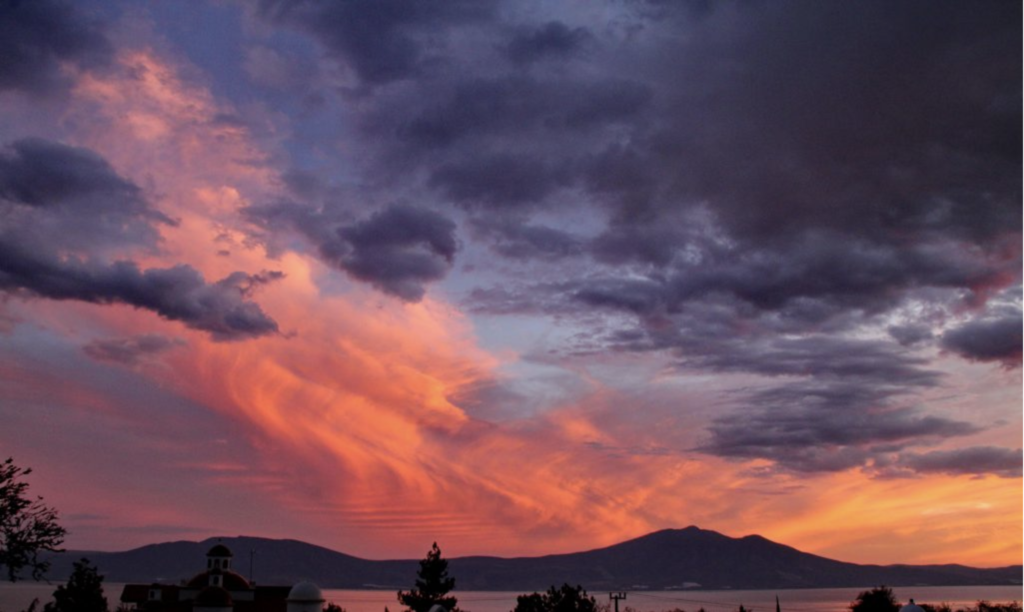 sunset: photo courtesy of Villa De Angel - Ajijic, Mexico